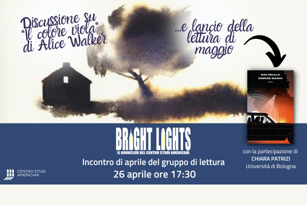 BRIGHT LIGHTS BOOKCLUB - Incontro di aprile