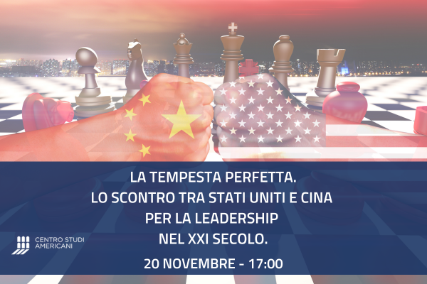 La tempesta perfetta. Lo scontro  tra Stati Uniti e Cina  per la leadership nel XXI secolo.