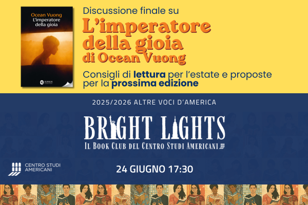 Bright Lights Bookclub – Ultimo appuntamento 2025/2026!