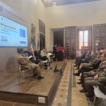 da sinistra a destra: Francesco Maria Talò, Maurizio Caprara, Gen. Massimo Panizzi, Giulio Terzi di Sant’Agata, Daniela Bianchi, Francesco Giubilei.