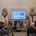 da sinistra a destra: Francesco Maria Talò, Maurizio Caprara, Gen. Massimo Panizzi, Giulio Terzi di Sant’Agata, Daniela Bianchi.
