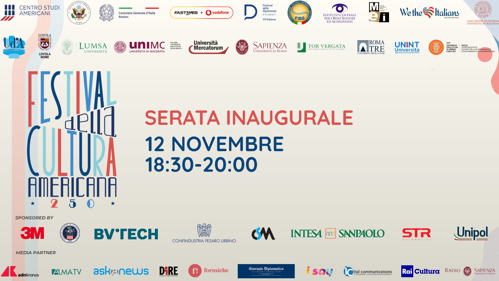 TAPPO SERATA INAUGURALE